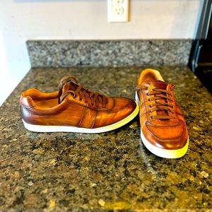 Magnanni
Men's Natural Nos Mikel Leather Tennis Sneakers